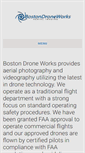 Mobile Screenshot of bostondroneworks.com